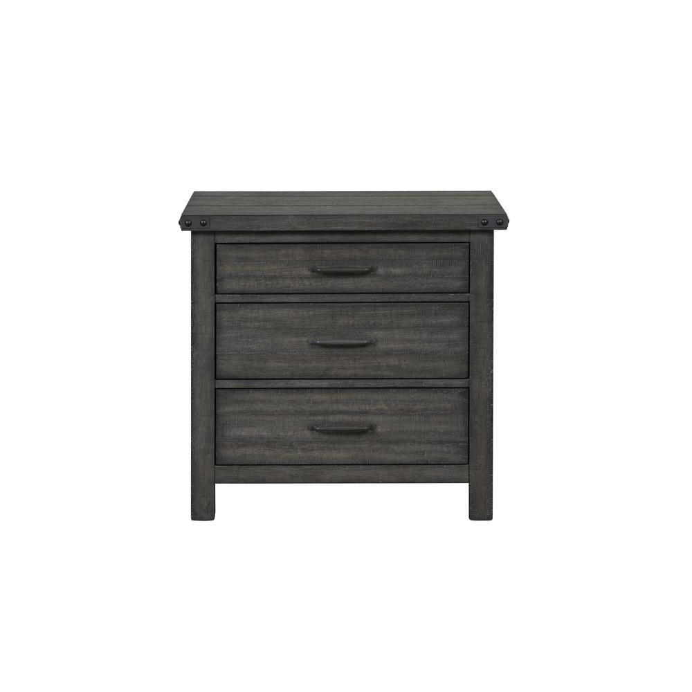 Galleon Nightstand-Gray. Picture 2