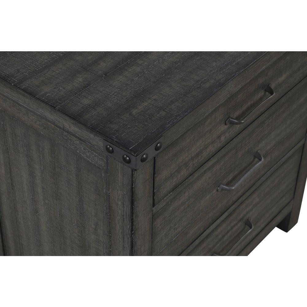 Galleon Nightstand-Gray. Picture 5