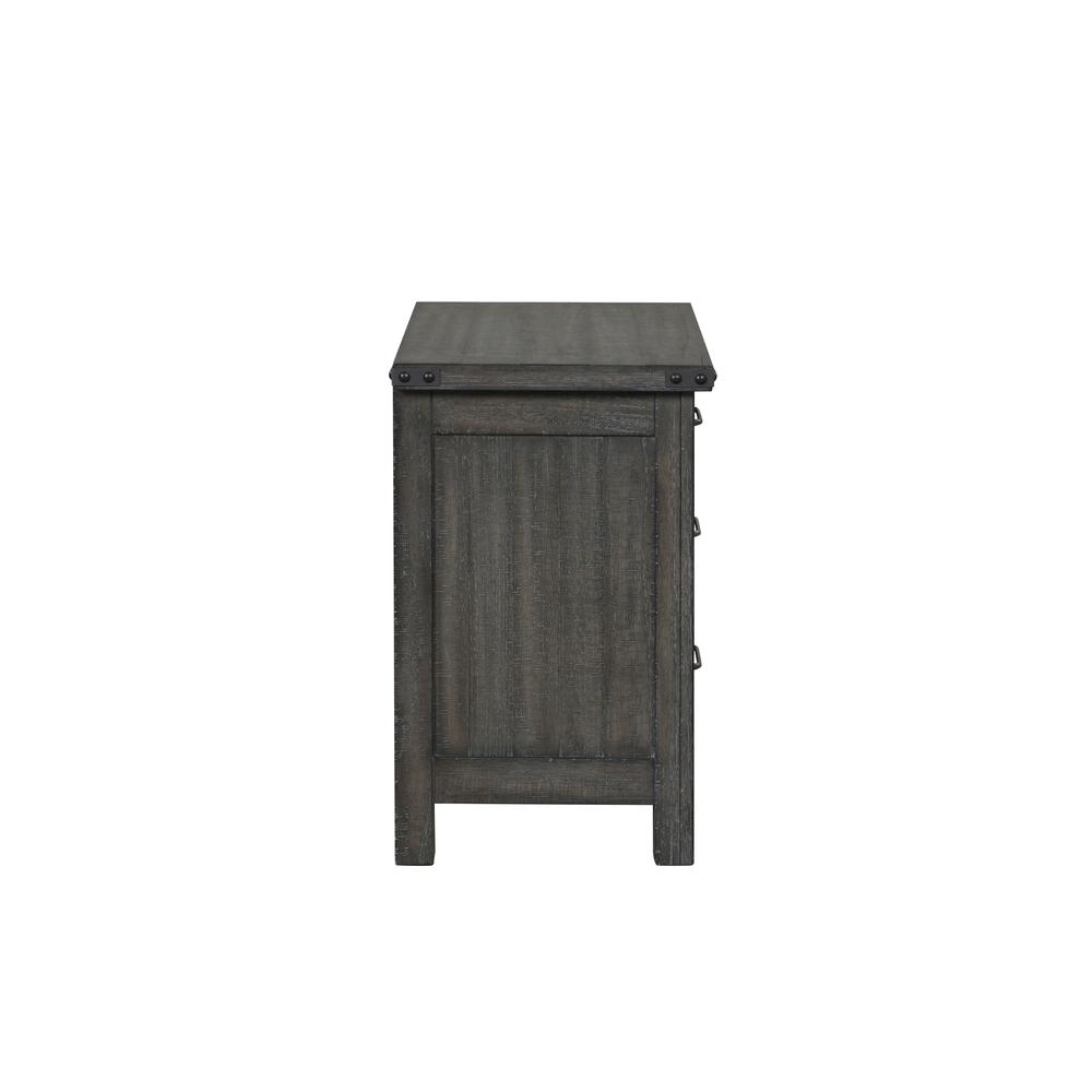 Galleon Nightstand-Gray. Picture 3