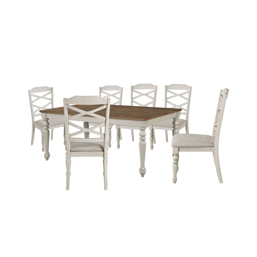 Jennifer Dining Table + 6 Chairs. Picture 1