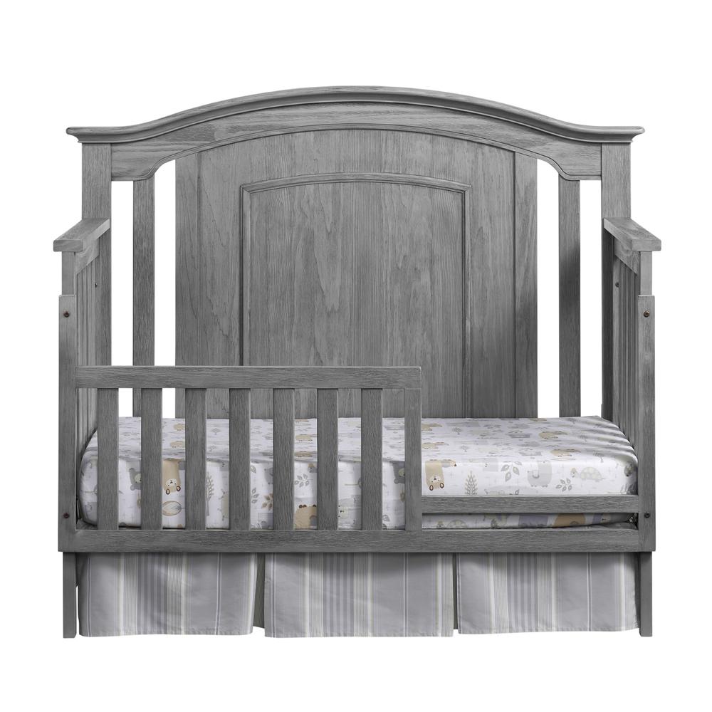 Oxford Baby Willowbrook 4 In 1 Convertible Crib Graphite Gray. Picture 3