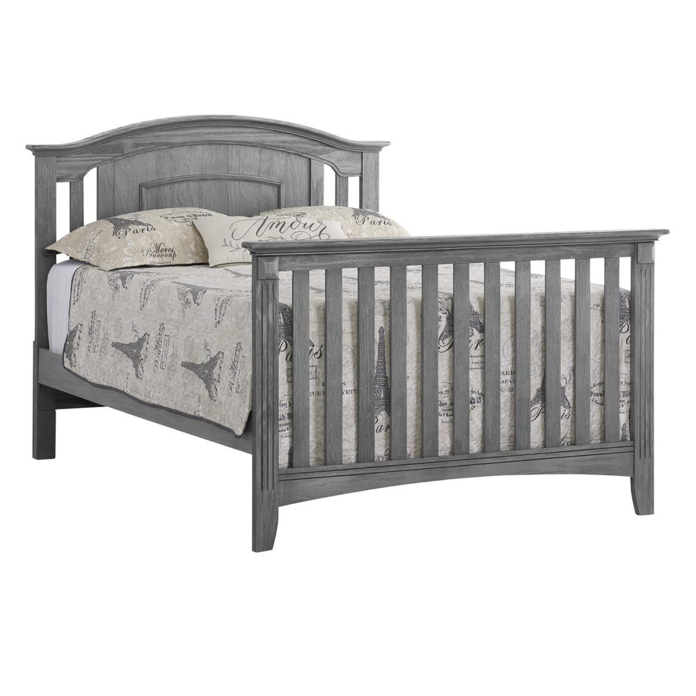 Oxford Baby Willowbrook 4 In 1 Convertible Crib Graphite Gray. Picture 8