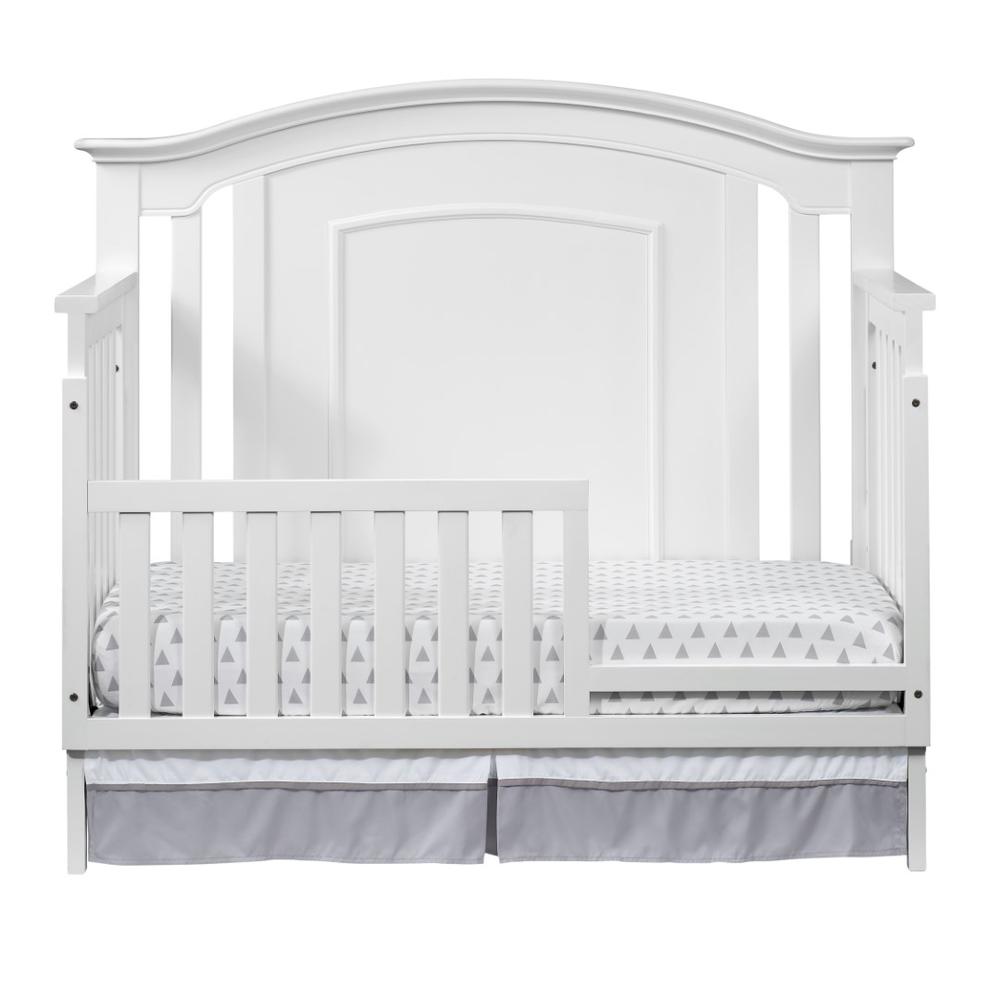 Oxford Baby Willowbrook 4 In 1 Convertible Crib White. Picture 3