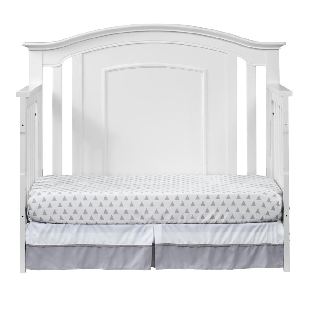 Oxford Baby Willowbrook 4 In 1 Convertible Crib White. Picture 5