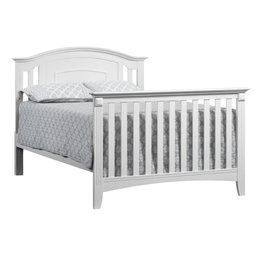 Oxford Baby Willowbrook 4 In 1 Convertible Crib White. Picture 7