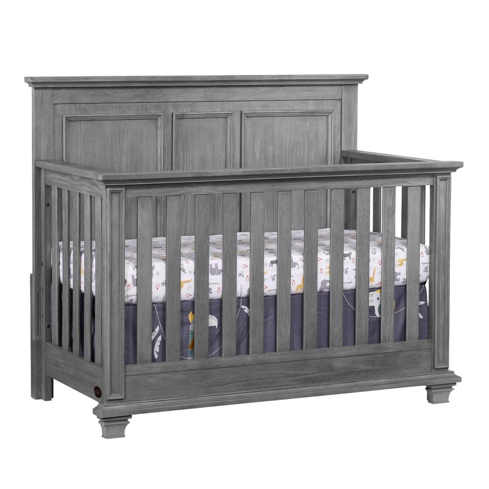 Oxford Baby Kenilworth 4 In 1 Convertible Crib Graphite Gray. Picture 1