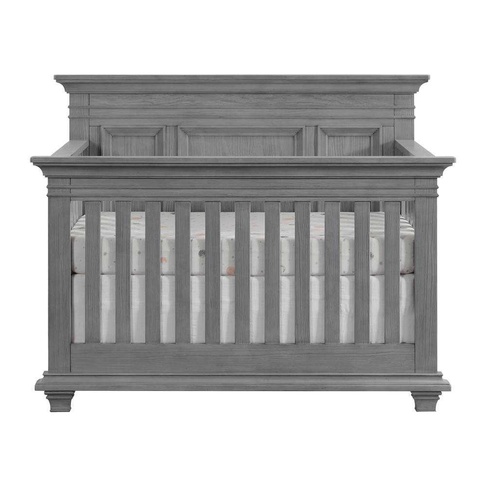 Oxford Baby Weston 4 In 1 Convertible Crib Dusk Gray. Picture 1