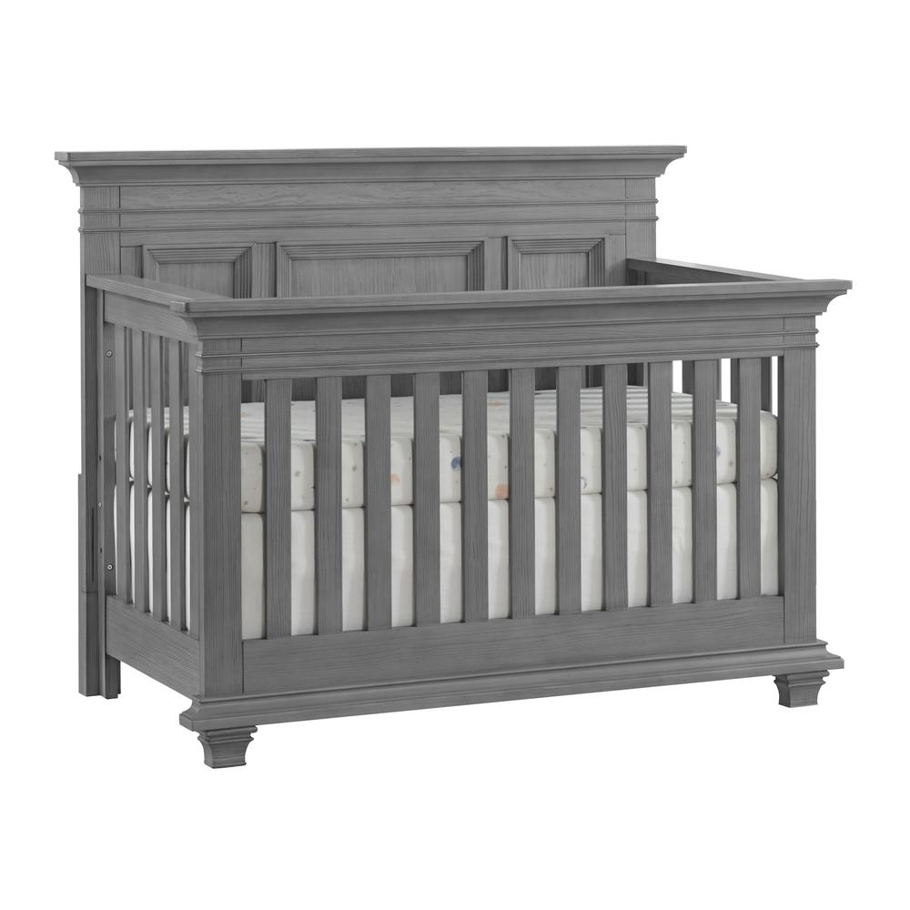 Oxford Baby Weston 4 In 1 Convertible Crib Dusk Gray. Picture 2