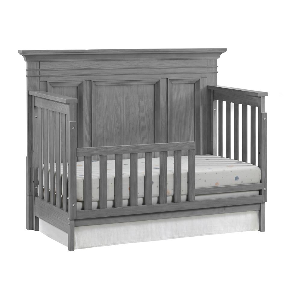 Oxford Baby Weston 4 In 1 Convertible Crib Dusk Gray. Picture 4