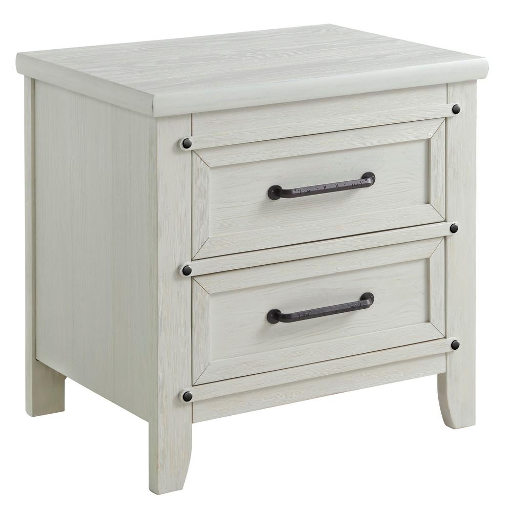 Soho Baby Ellison Nightstand Rustic White. Picture 2