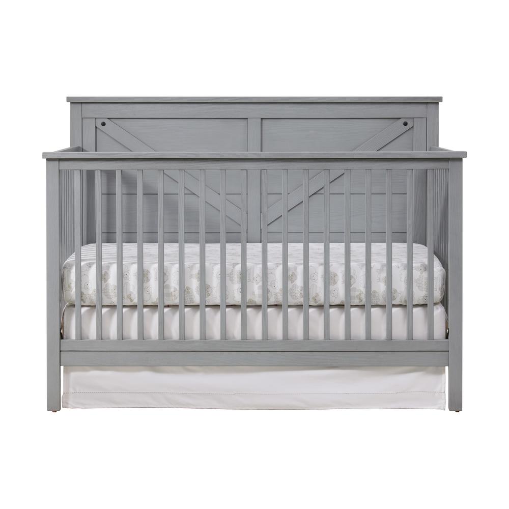 Oxford Baby Montauk 4 In 1 Crib Farmhouse Gray. Picture 5