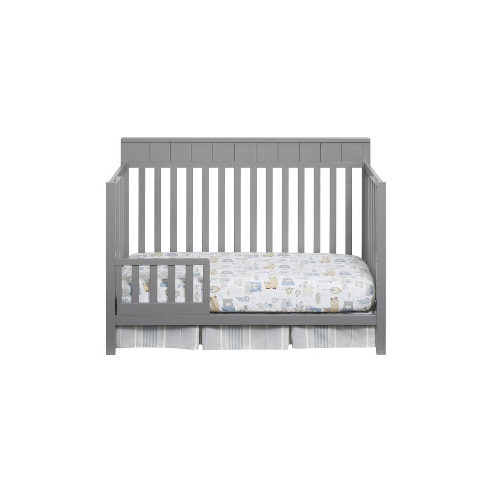 Oxford Baby Logan 4 In 1 Convertible Crib Dove Gray. Picture 3
