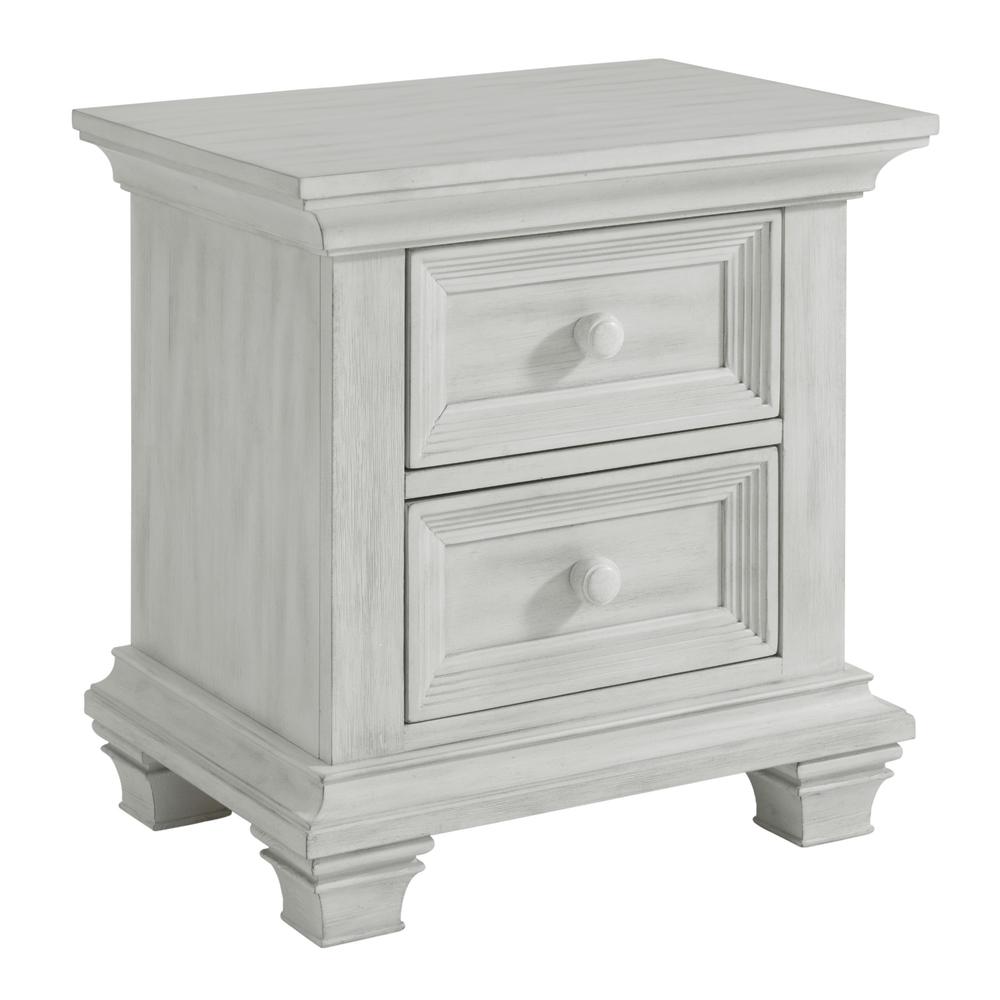 Oxford Baby Weston 2 Dr. Nightstand Vintage White. Picture 2