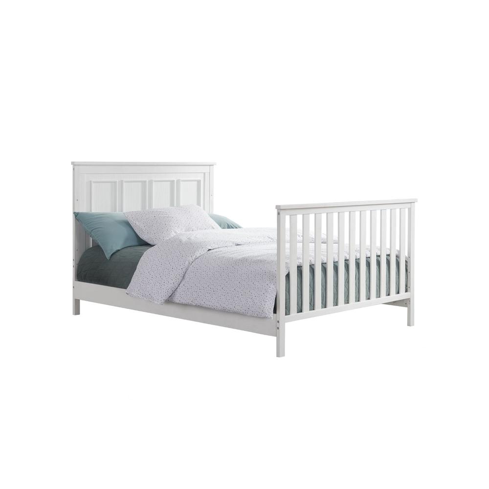 Oxford Baby Bennett Full Bed Conversion Kit Rustic White. Picture 2