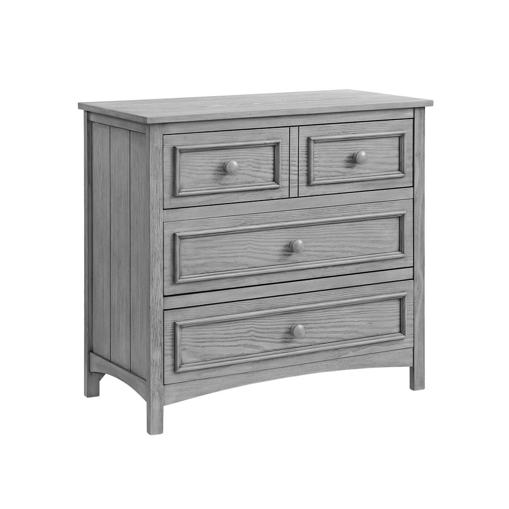 Oxford Baby Bennett 3 Dr (Fa) Dresser Rustic Gray. Picture 1
