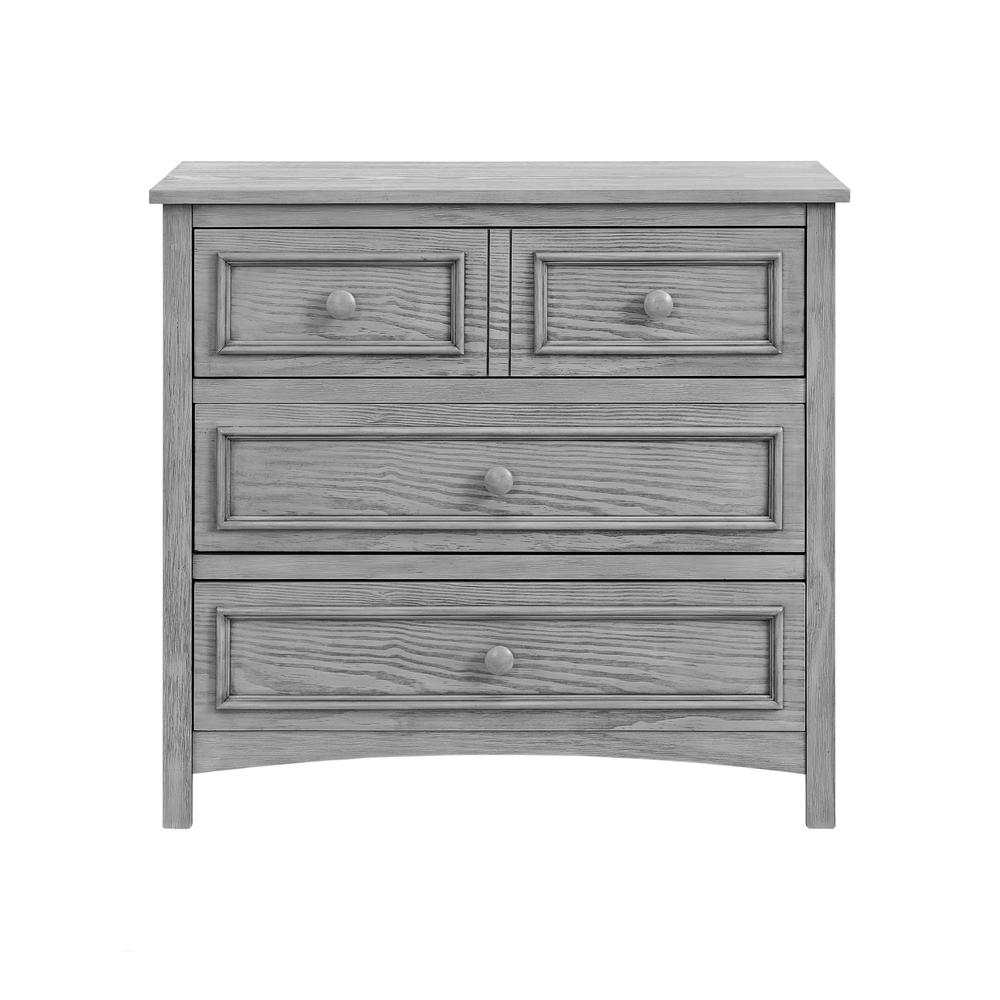 Oxford Baby Bennett 3 Dr (Fa) Dresser Rustic Gray. Picture 2