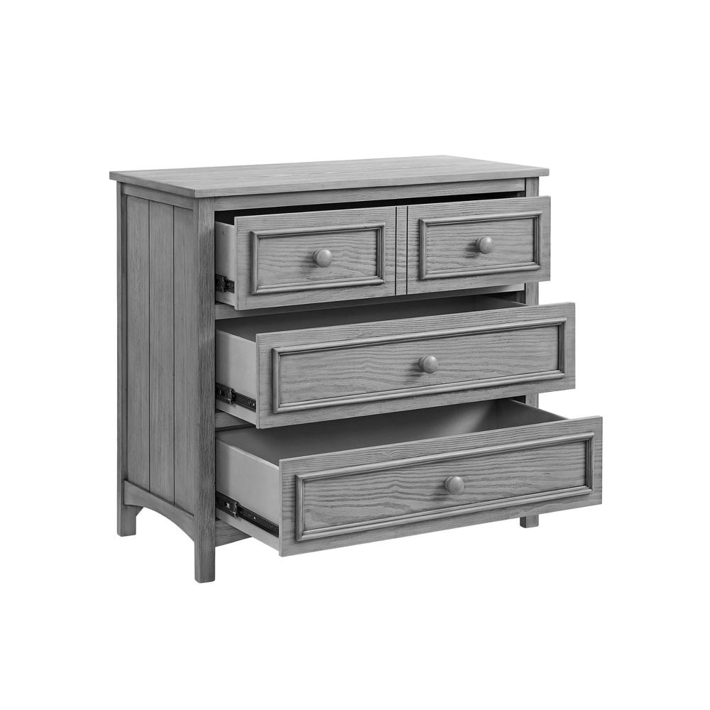 Oxford Baby Bennett 3 Dr (Fa) Dresser Rustic Gray. Picture 3