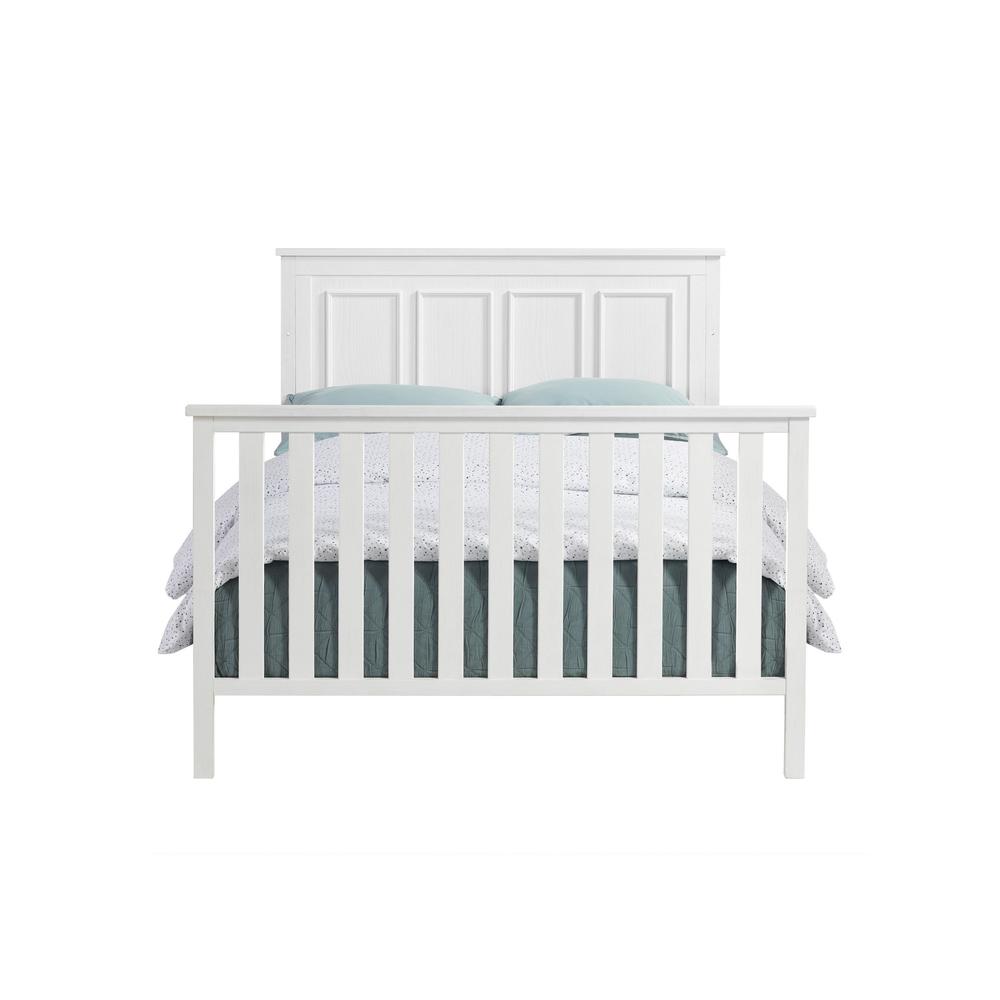 Oxford Baby Bennett 4 In 1 Convertible Crib Rustic White. Picture 8