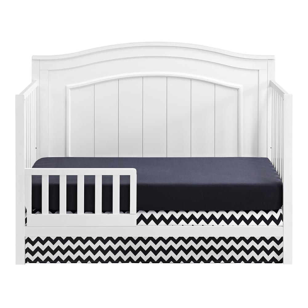 Oxford Baby Nolan 4 In 1 Convertible Crib Snow White. Picture 3