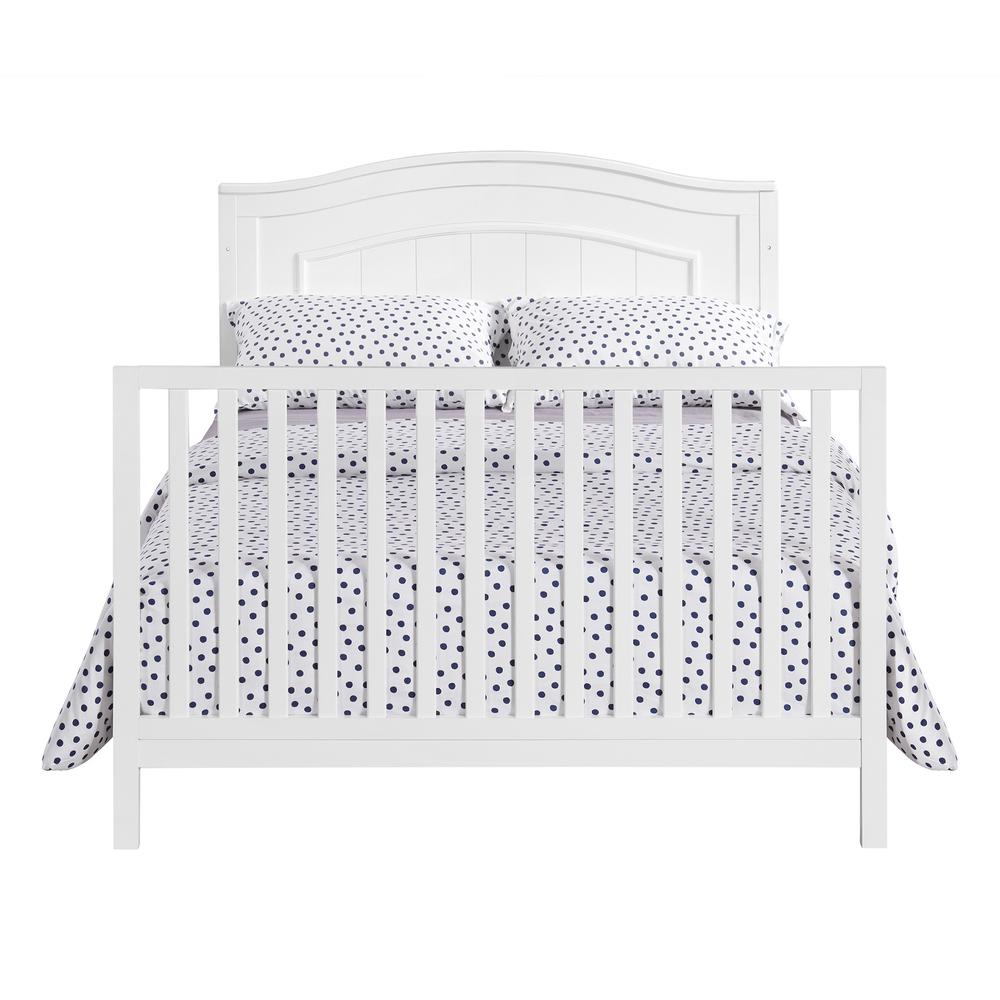 Oxford Baby Nolan 4 In 1 Convertible Crib Snow White. Picture 7