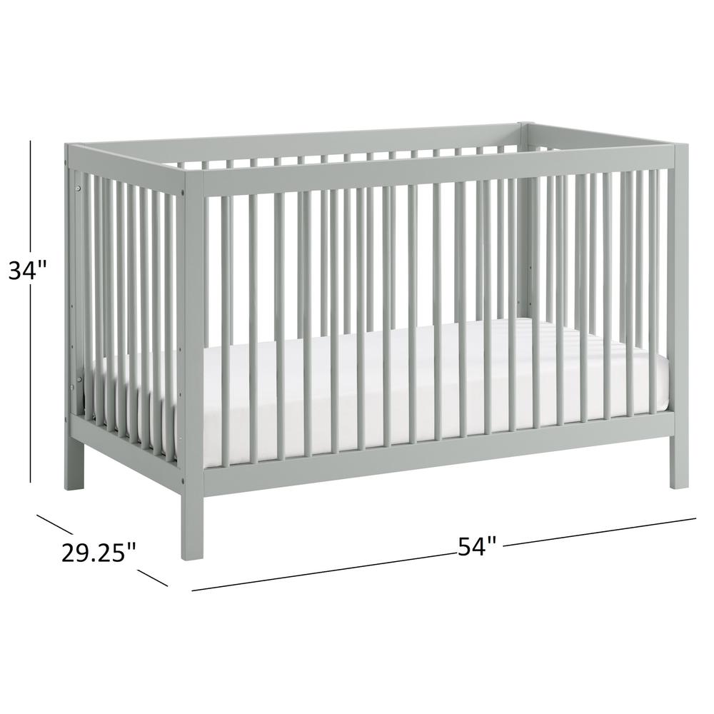 Soho Baby Essential 4 In 1 Island Crib Grey. Picture 8