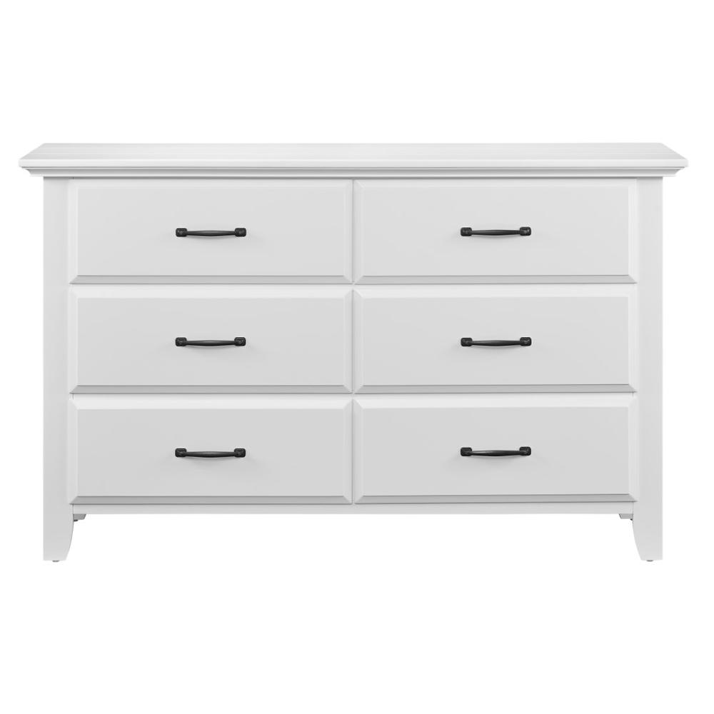 Oxford Baby Willowbrook 6 Dr  Dresser White. Picture 1