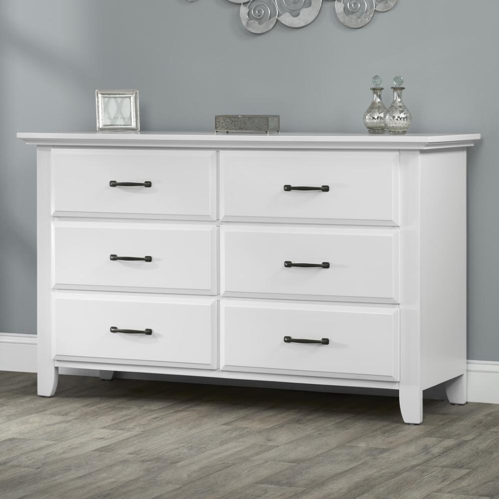 Oxford Baby Willowbrook 6 Dr  Dresser White. Picture 3