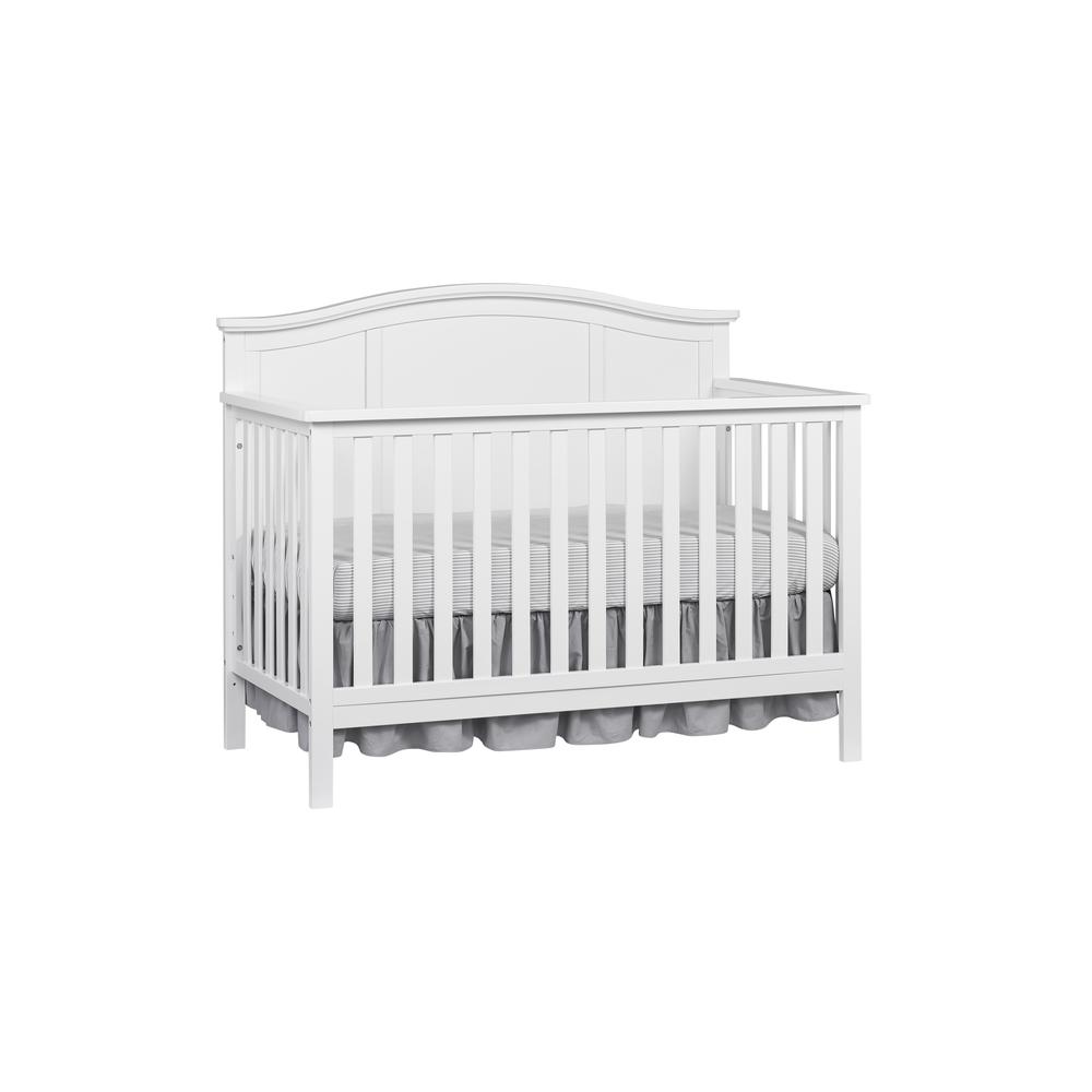 Oxford Baby Emerson 4 In 1 Convertible Crib Snow White. Picture 1