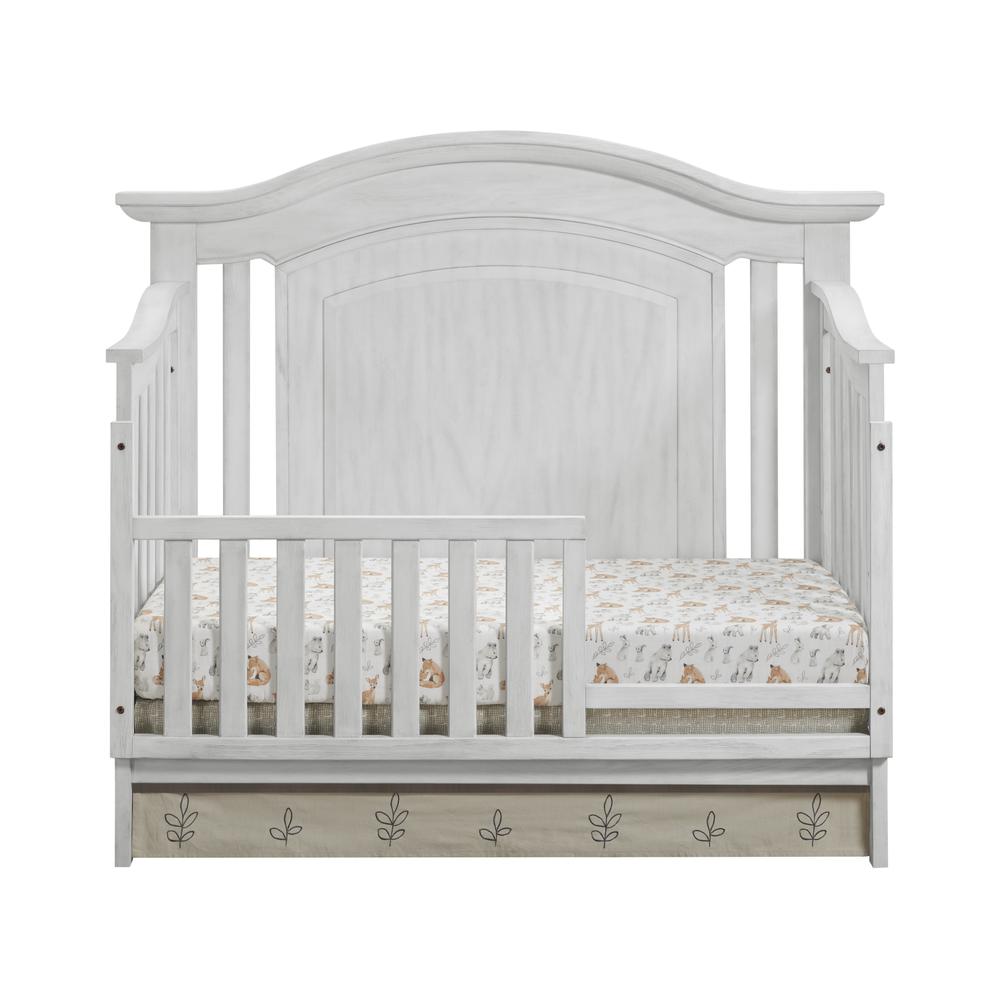 Oxford Baby London Lane 4 In 1 Convertible Crib Vintage White. Picture 3