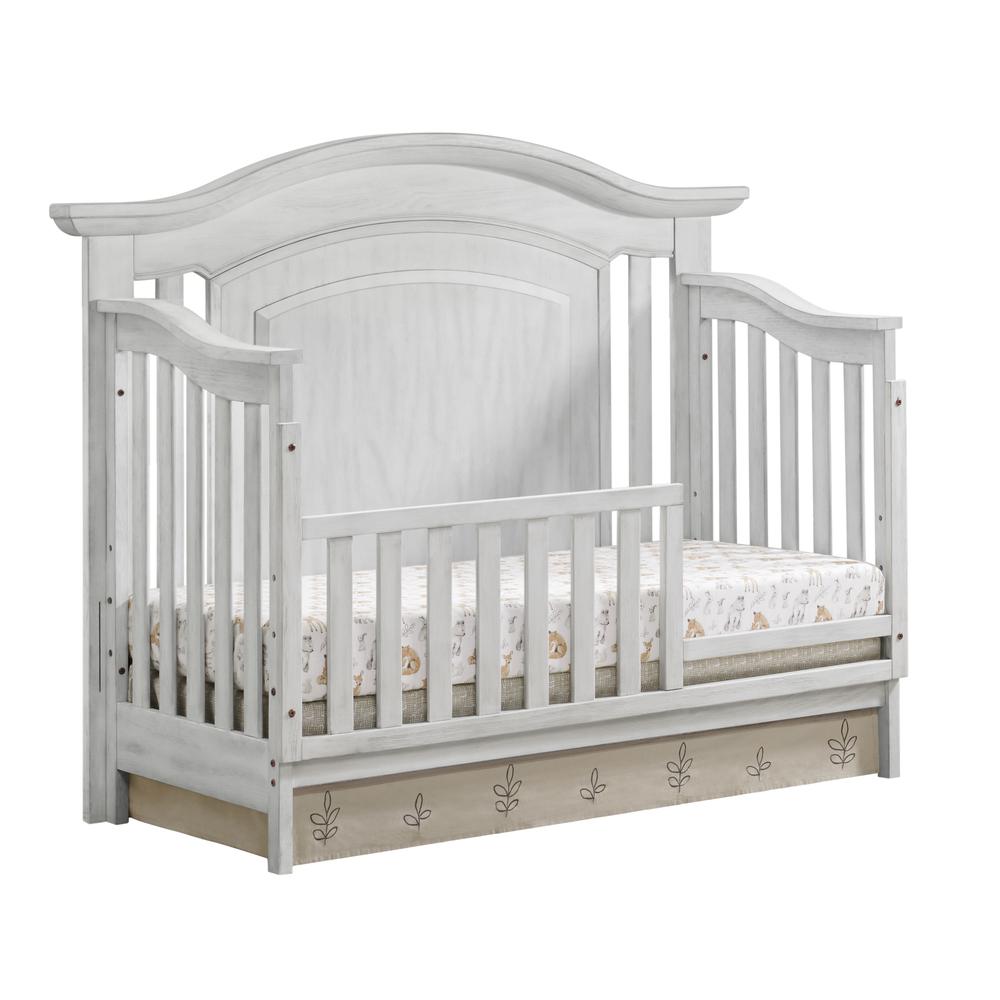 Oxford Baby London Lane 4 In 1 Convertible Crib Vintage White. Picture 4