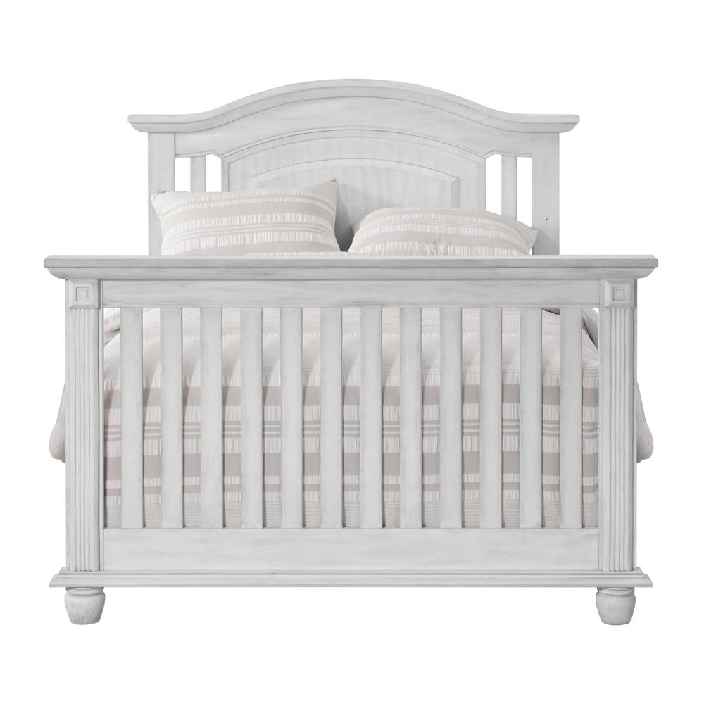 Oxford Baby London Lane 4 In 1 Convertible Crib Vintage White. Picture 7