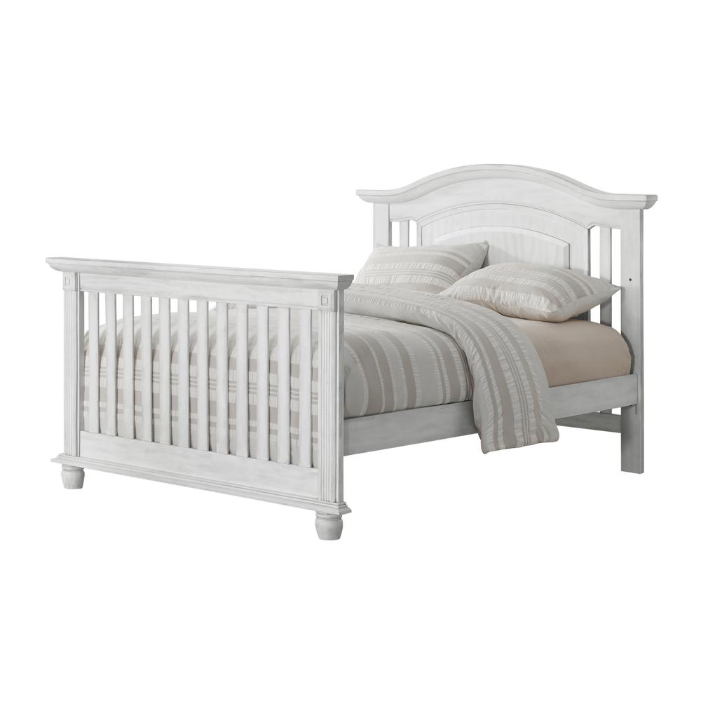 Oxford Baby London Lane 4 In 1 Convertible Crib Vintage White. Picture 8