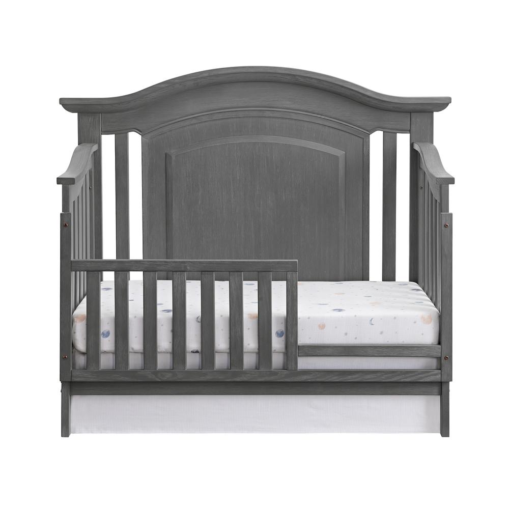 Oxford Baby London Lane 4 In 1 Convertible Crib Arctic Gray. Picture 3