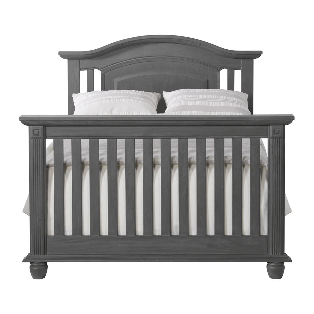 Oxford Baby London Lane 4 In 1 Convertible Crib Arctic Gray. Picture 7