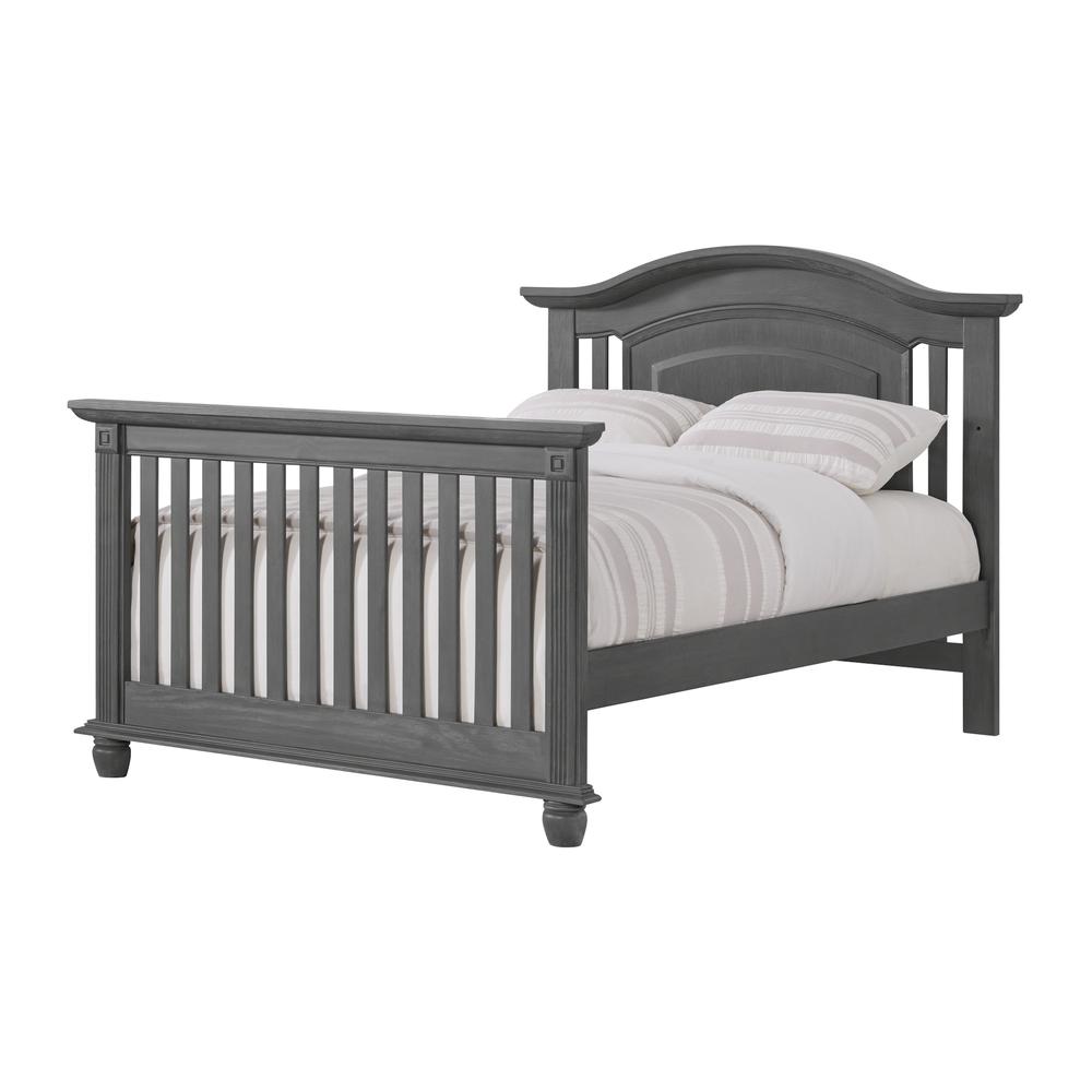 Oxford Baby London Lane 4 In 1 Convertible Crib Arctic Gray. Picture 8