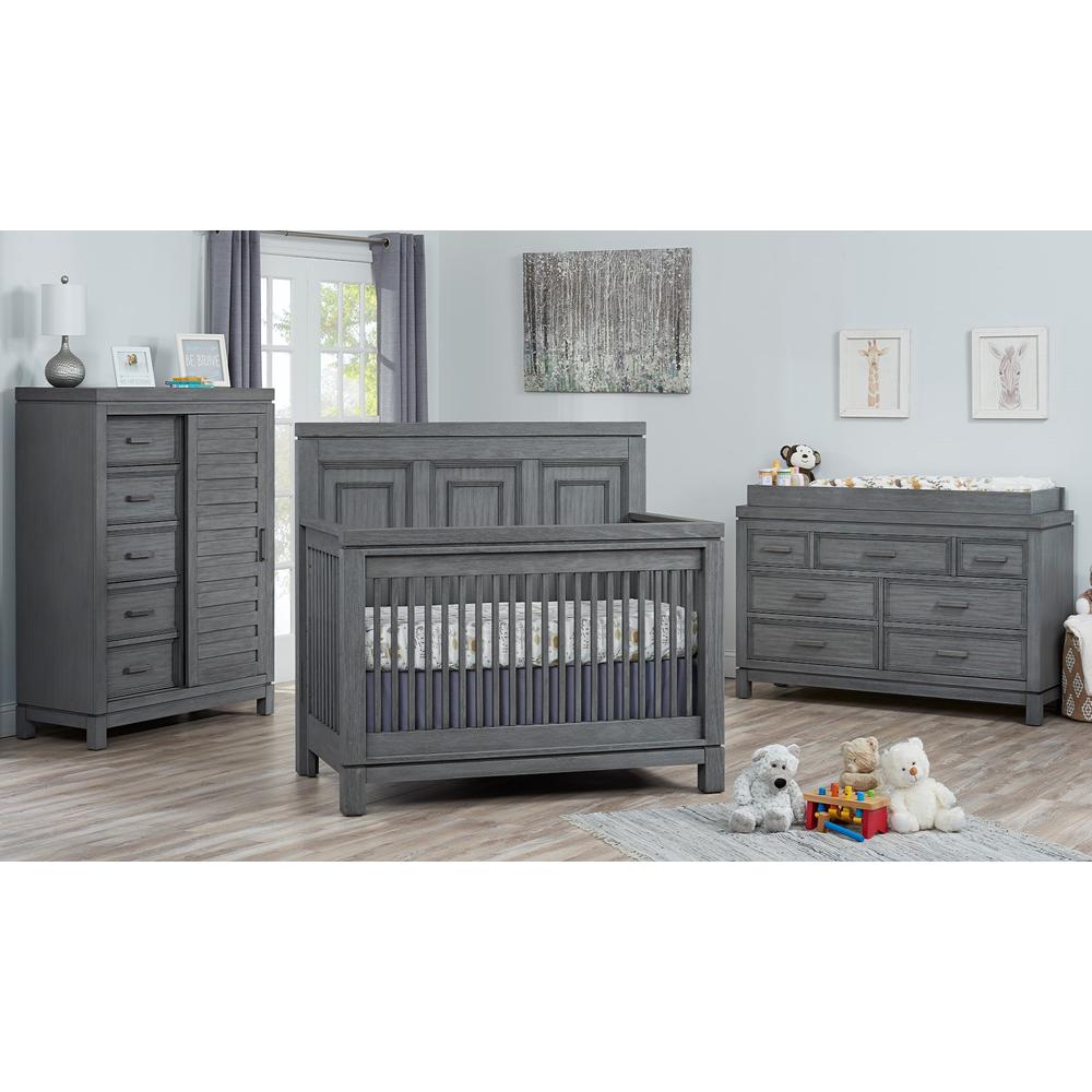 Soho Baby Manchester 4In1 Crib Rustic Gray. Picture 8