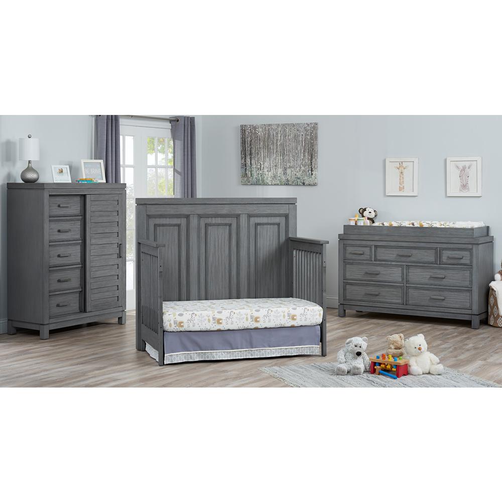 Soho Baby Manchester 4In1 Crib Rustic Gray. Picture 10