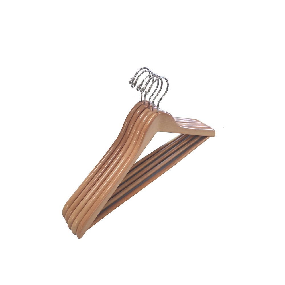 Wooden hanger - concave. Picture 3