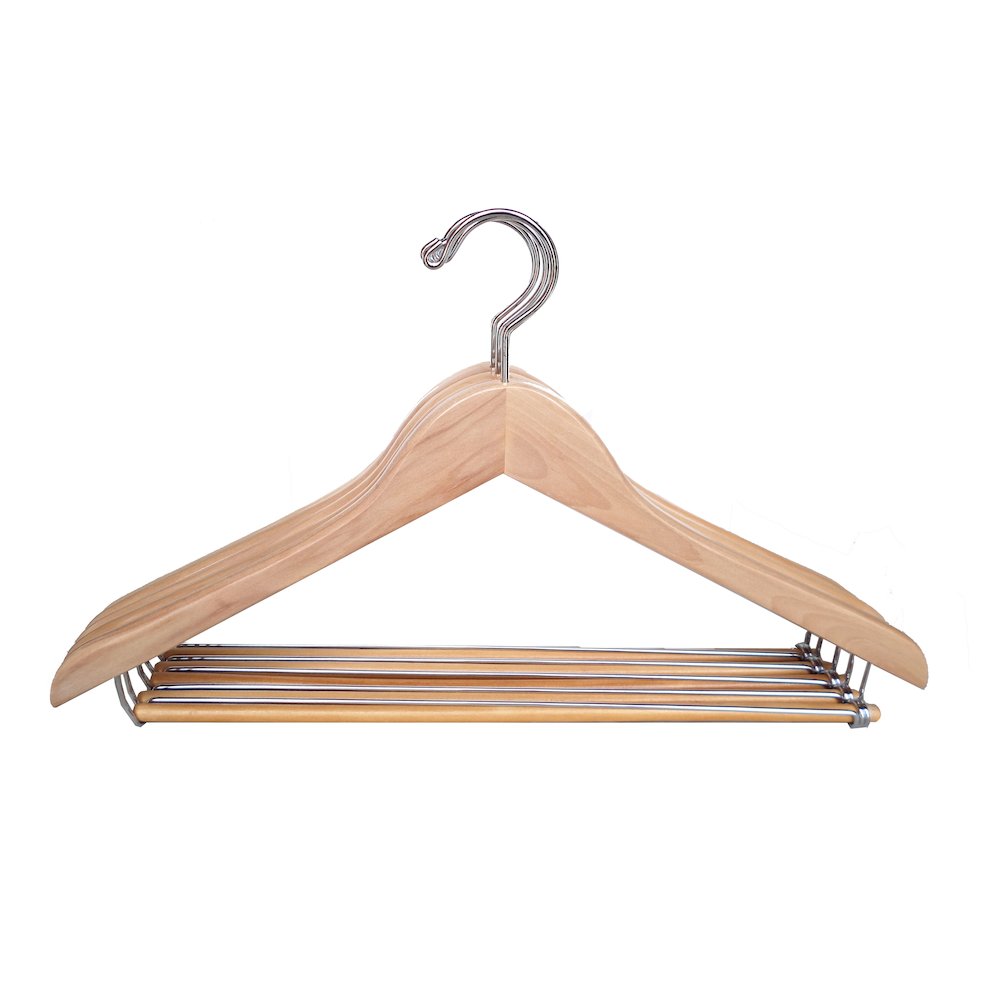 Wooden hanger - concave. Picture 5