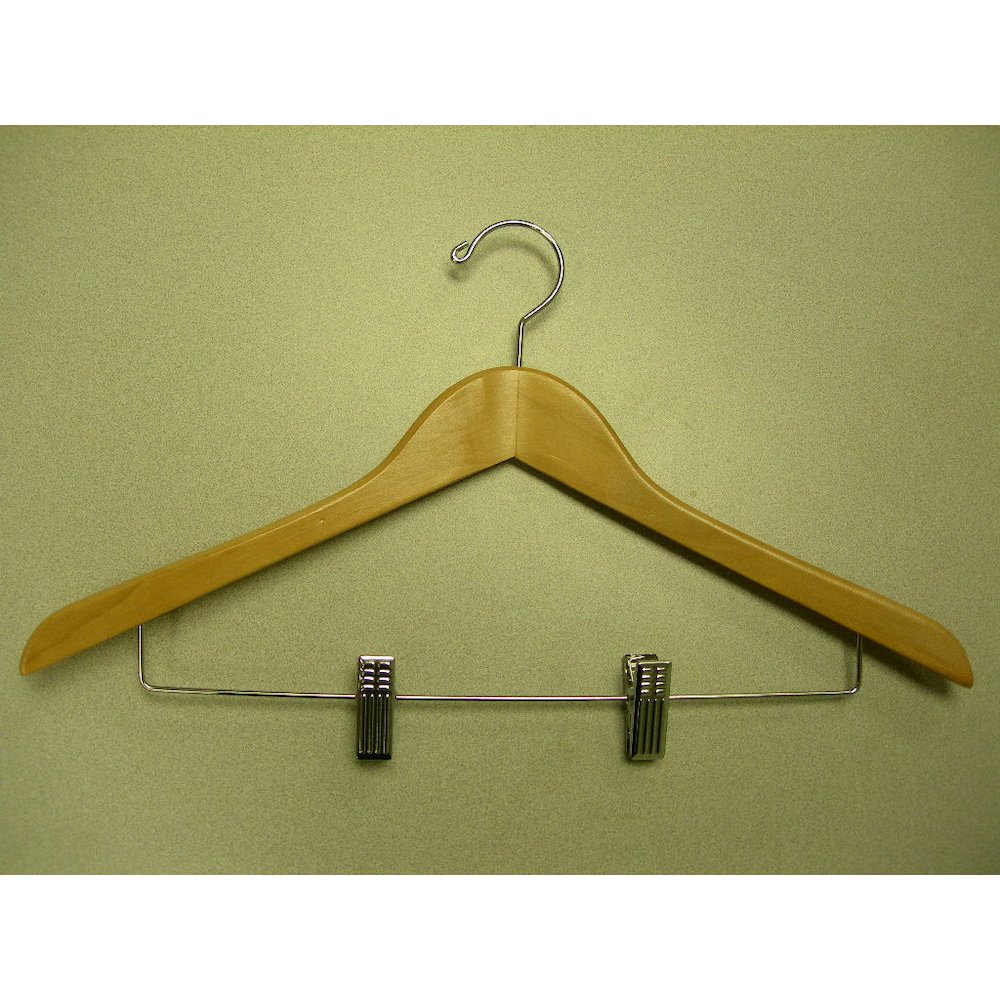 Wooden hanger - concave. Picture 3