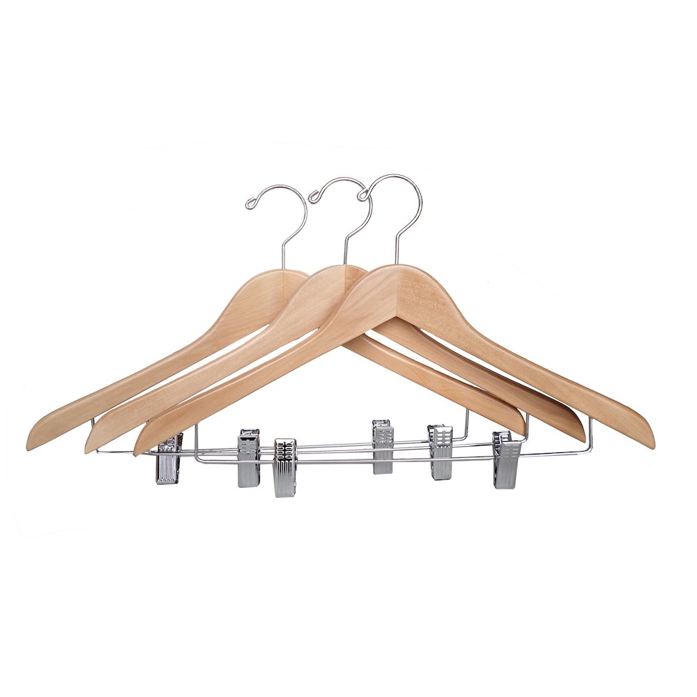 Wooden hanger - concave. Picture 2