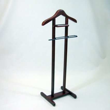 Lancaster Valet Mahogany with Black Hardware. Picture 8