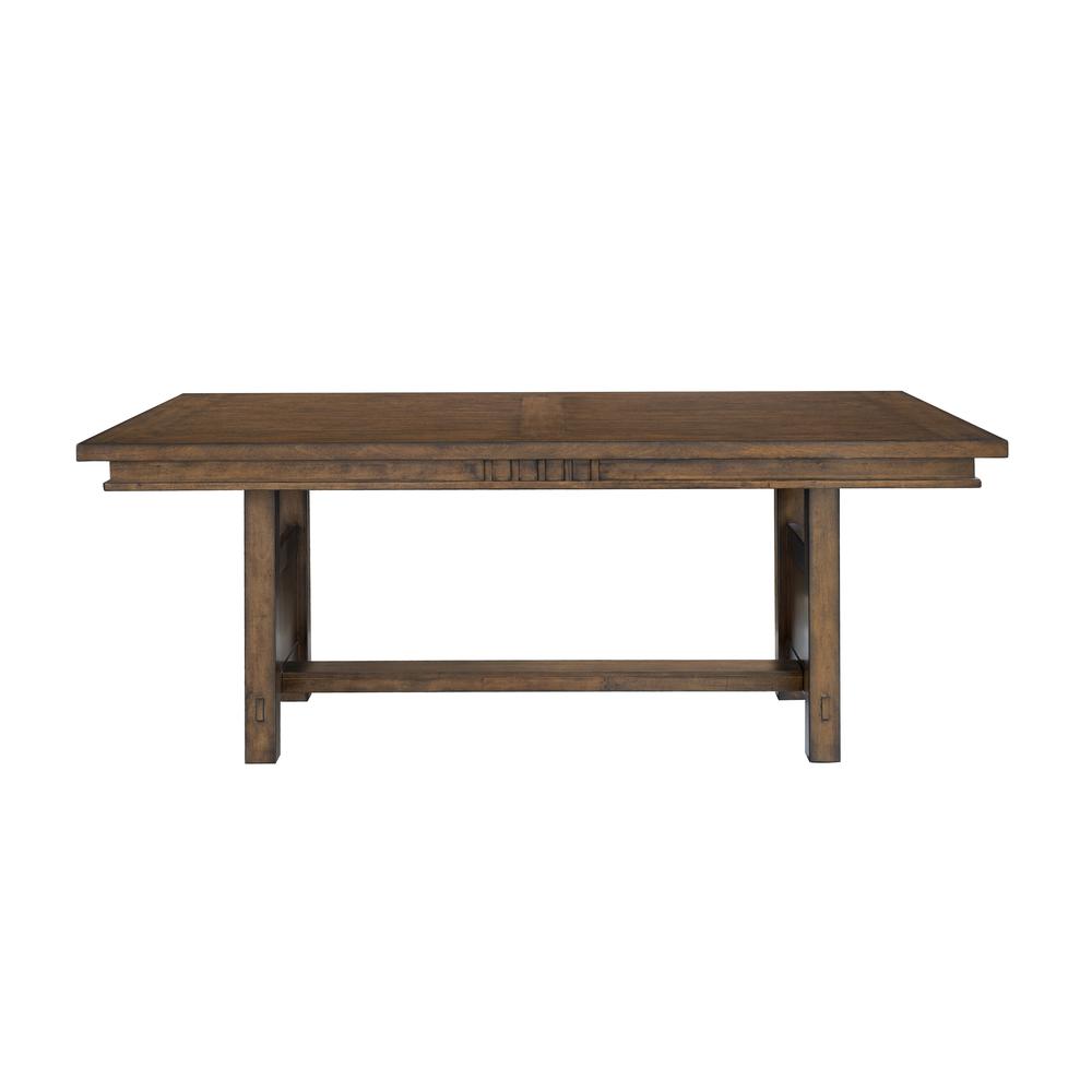 Seneca Trestle Dining Table with an 18" Leaf. Picture 2