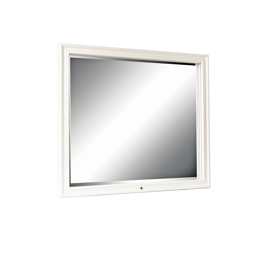 Framed Dresser Mirror with LED Lighting. Picture 5