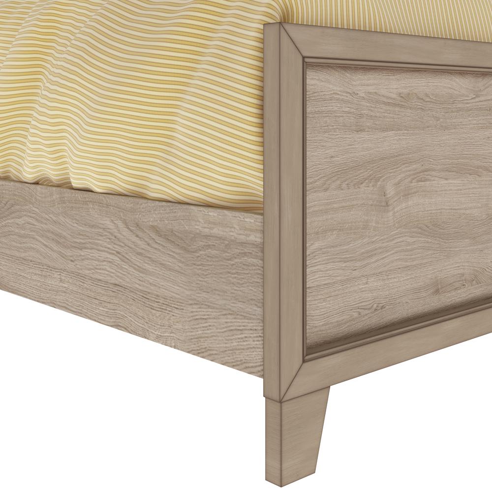 Kids Full Panel Bed in River Birch Brown. Picture 9