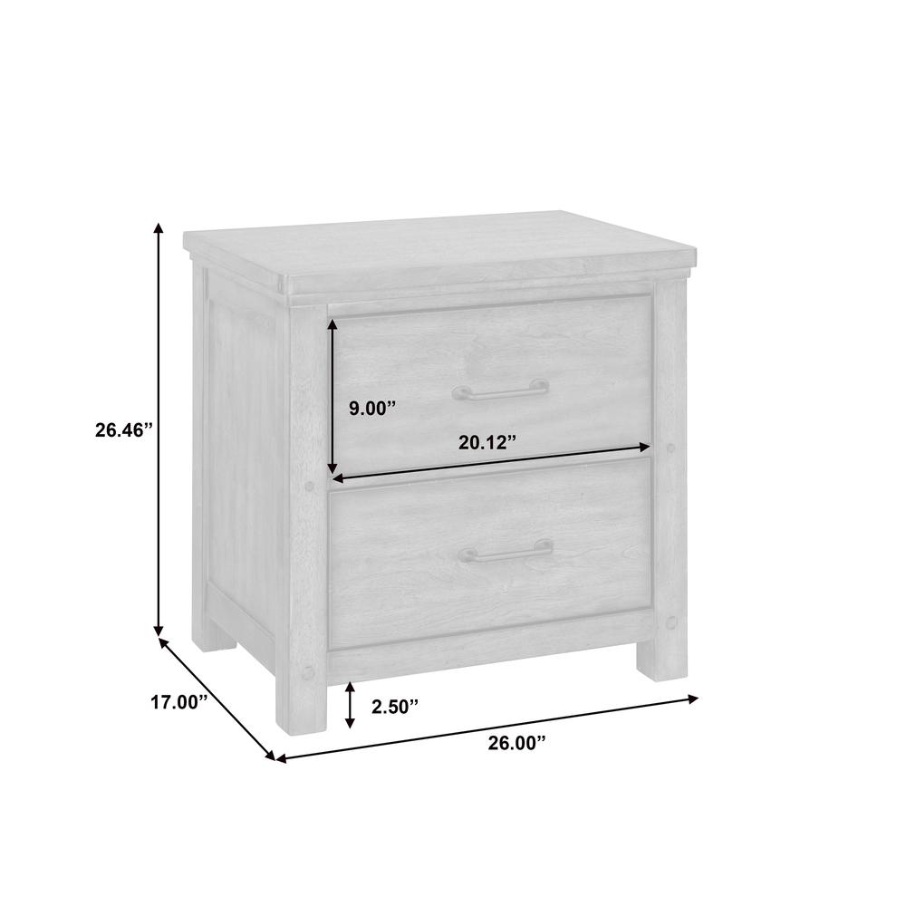 Cambridge 2-Drawer Nightstand with USB. Picture 9