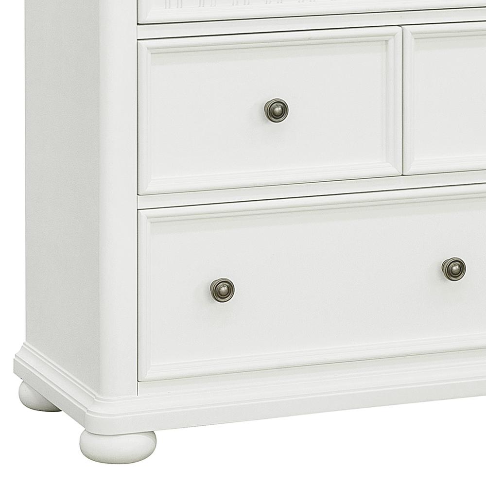 Savannah 7-Drawer Dresser - White Finish. Picture 8