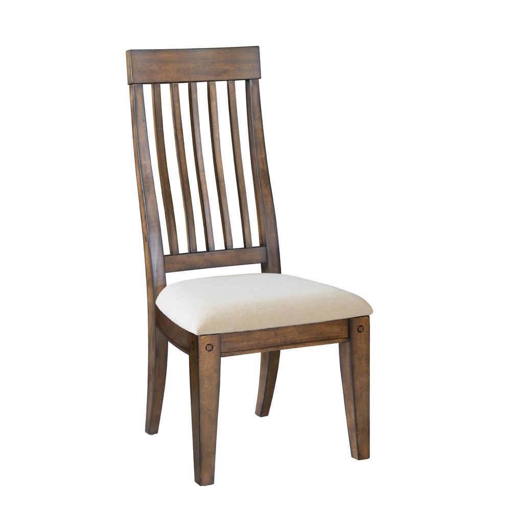 Seneca Dining Side Chair with Upholstered Seat. Picture 3