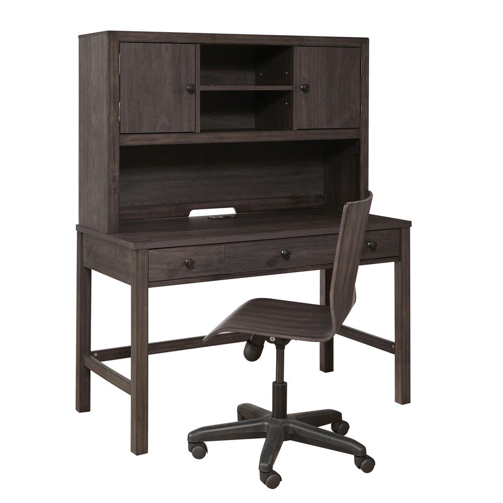 Youth Bedroom Desk Chair in Espresso Brown. Picture 4