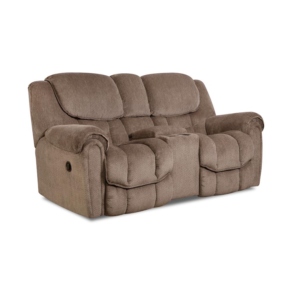 Fallon Reclining Console Loveseat. Picture 1